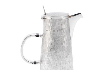 GERALD BENNEY: a silver coffee pot