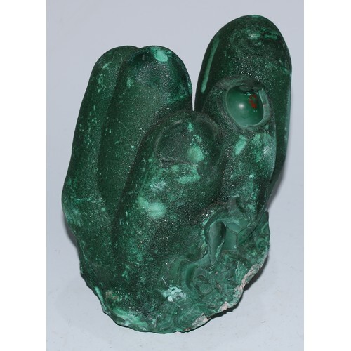 Geology - an unworked malachite specimen, 16cm x 16cm x 12cm