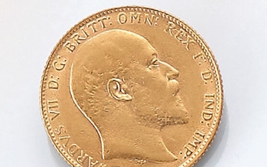 Gold coin, Sovereign, Great Britain, 1907 ,...