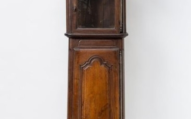 Grandfather clock case. Oak, 18th century.