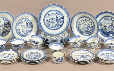 Group of Antique Canton Oriental Porcelain.