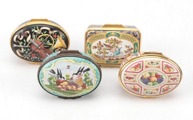 Halcyon Days and Staffordshire Enamels Limited Edition and Other Boxes