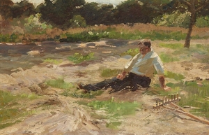 Hugo Mühlig, The Hay Harvest