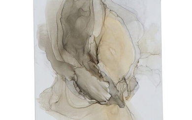 Inga Kovalenko Abstract Ink Painting "Number #9," 2020