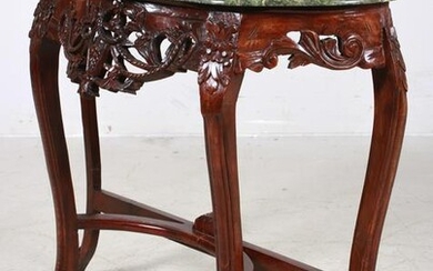 Italian style marbletop console table