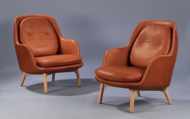 Jaime Hayón for Fritz Hansen A pair of armchairs, model 'Fri'. (2)