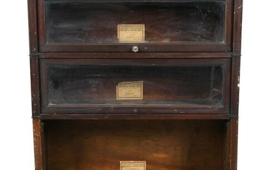John Wanamaker Mahogany Barrister Bookcase