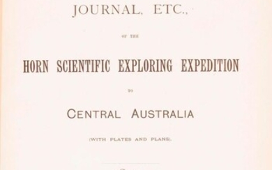Journal . of the Horn Scientific Exploring Expedition to Central Australia . 1894