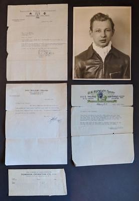 LOT of RKO & PARAMOUNT THEATRE RECOMMENDATION LETTERS