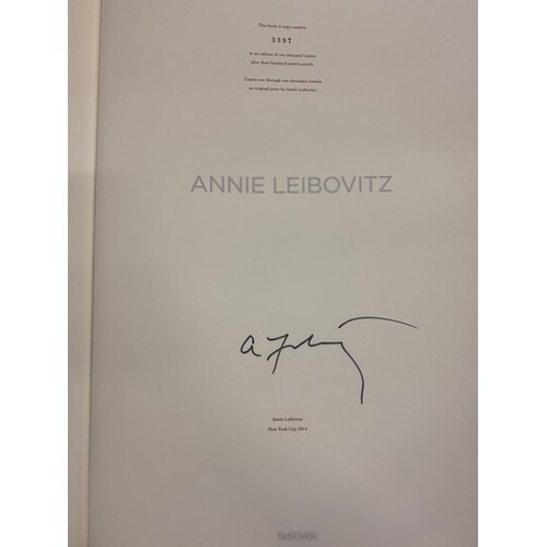 Large Annie Leibovitz photographic art book by Taschen limit...