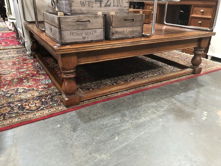 Large Square Form Coffee table