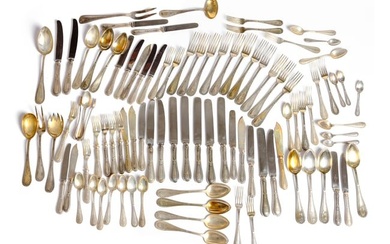Large cutlery set, 93 pieces