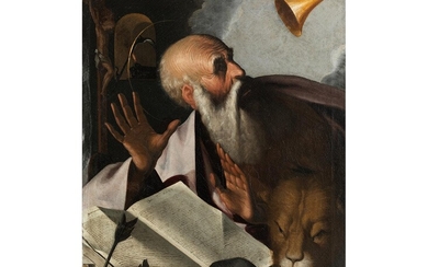 Lombardischer Maler des 17. Jahrhunderts, Die Vision des Heiligen Hieronymus