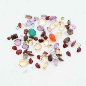 Loose Semi-Precious Gemstones with Fire Opal, Amethyst, Aquamarine & More