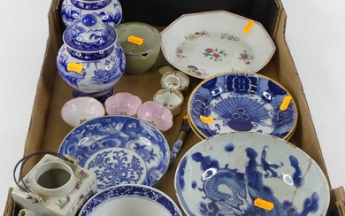 Lot details A box of miscellaneous china to include a...