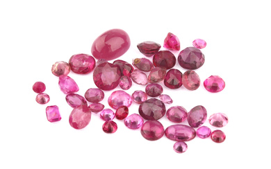 Lot loose rubies , approx. 9.2 ct, differentshapes, sizes and...