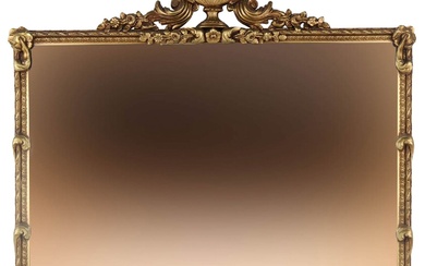 Louis XV Style Giltwood Overmantel Mirror