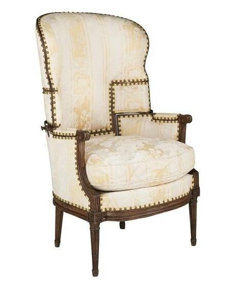 Louis XVI-Style Fruitwood Metamorphic Chair