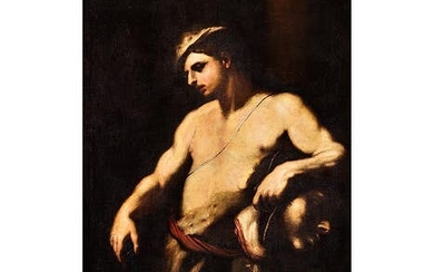 Luca Giordano, 1632/34 Neapel – 1705 ebenda, zug., DAVID MIT DEM HAUPT DES GOLIATH