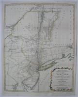 Mappa Geographica Provinciae Novae Eboraci