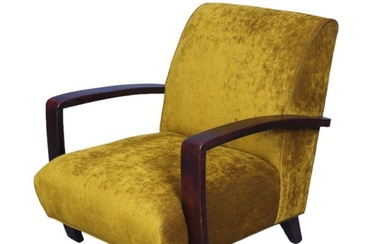 Mid-Century curated Swedish lounge chair