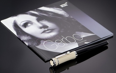 Montblanc 'Muses Edition: Greta Garbo' fountain pen with nib of 18 kt. white gold - box + cert. 2011