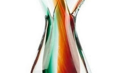 Murano Glass - Vase 'Fish' Sommerso Style