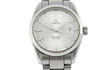 OMEGA - a Seamaster Aqua Terra bracelet watch. Stainless steel case. Case width 36mm. Reference