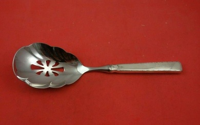 Old Lace by Towle Sterling Silver Berry Spoon Pierced HH WS 9 7/8" Serving