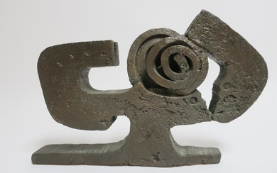 P.S. Levi Abstract Bronze Sculpture