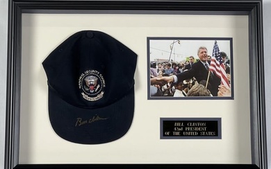President Bill Clinton Signed White House Cap