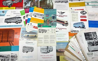 Quantity of Bus and Coach Sales Brochures Offered without reserve