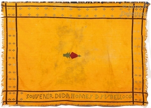 Rare Tenture portant une inscription, Dahomey ou B…