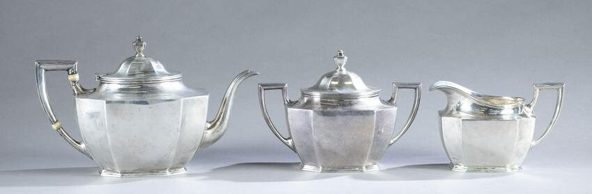 Reed and Barton sterling tea service.