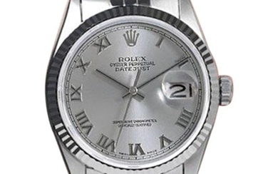 Rolex Datejust Silver Roman Dial