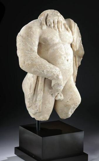 Roman Marble Sculpture of Drunken Hercules Urinating