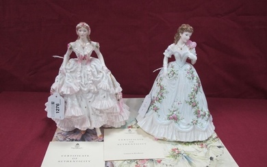 Royal Worcester Figurines 'Royal Debut' and 'Queen of Hearts...