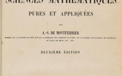 SARRAZIN DE MONTFERRIER, Alexandre - Dictionnaire des sciences mathématiques pures et appliquées.