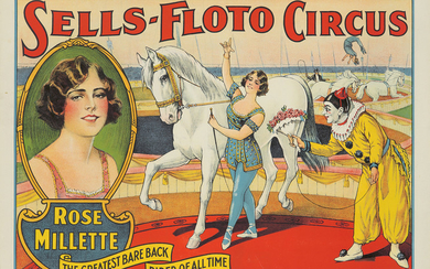 Sells-Floto Circus / Rose Millette. 1932.