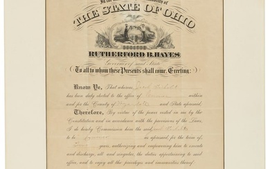 Signed by U.S. President Rutherford B. Hayes