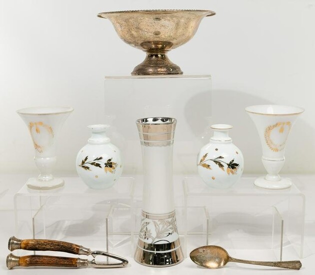 Silver and Gilt Vase Assortment
