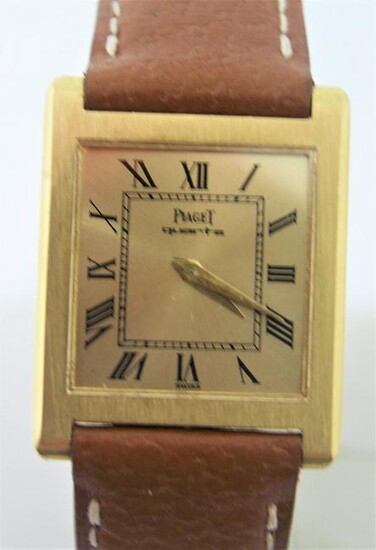 Solid 18k PIAGET Ladies Watch Ref 70800 With 18k Gold