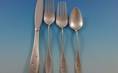 Star by Reed & Barton Sterling Silver Flatware Set Service 50 Pieces John Prip