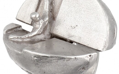 Sterling silver 'Ikaros' ring by Finnish designer Björn Weckström for Lapponia.
