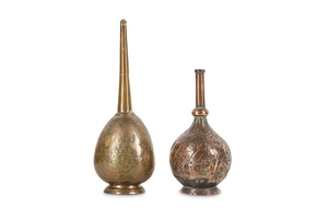 TWO OTTOMAN ROSEWATER SPRINKLERS Ottoman Turkey, 17th