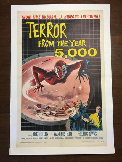 Terror From The Year 5,000 (1958) US One Sheet Movie