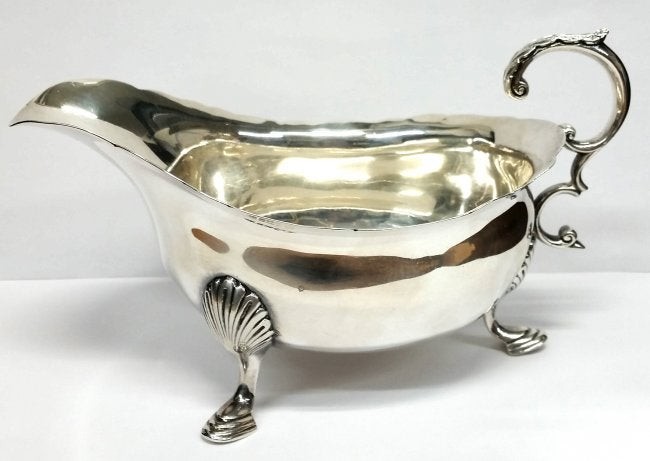 Tiffany & Co Makers Antique Sterling Silver Footed Crea