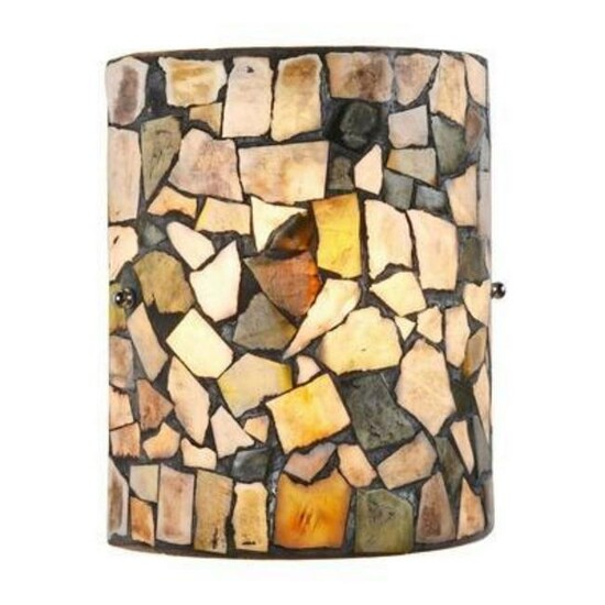 Transitional Style Mosaic Sconce Light