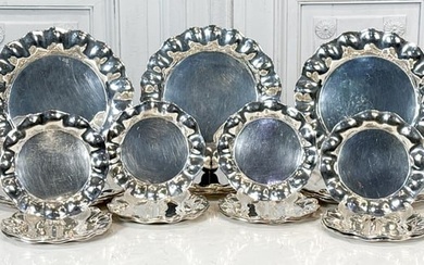 Twenty-Four Alameda Sterling Silver Plates