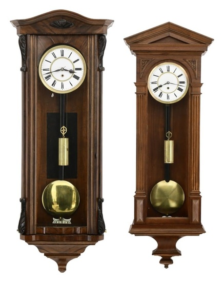 Two Vienna Regulator Clocks